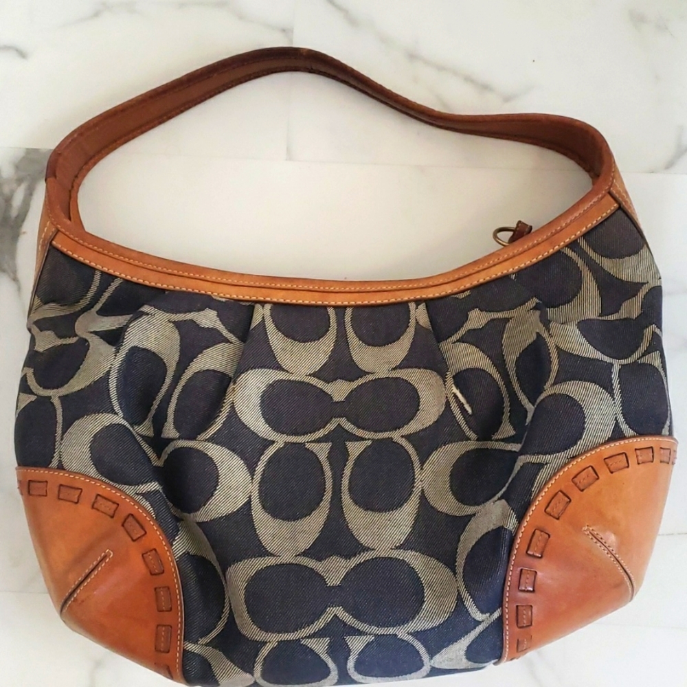 COPY - Denim Coach Bag